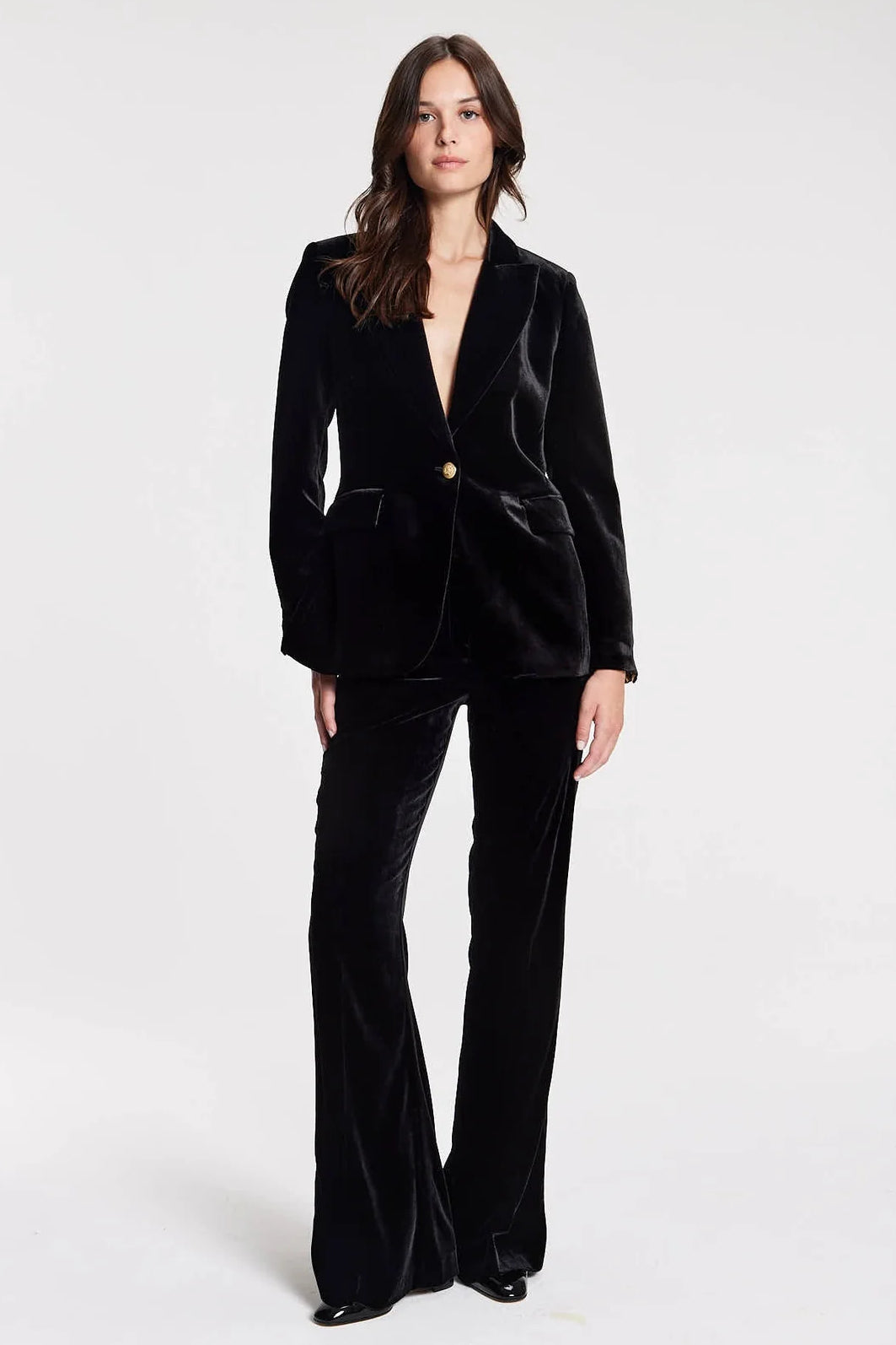 DMN PARIS MILA VELVET JACKET BLACK – MaruschkadeMargo